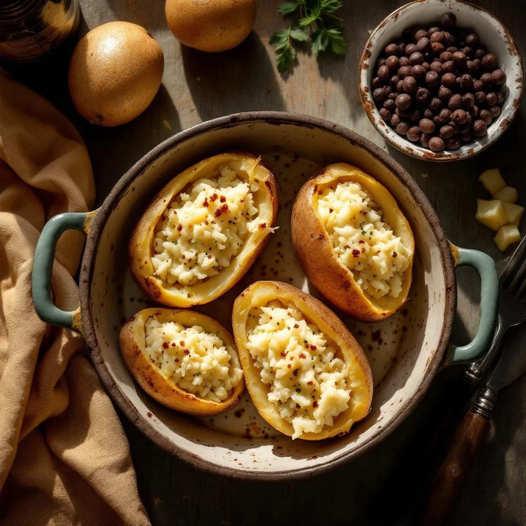 Baked Stuffed Potatoes