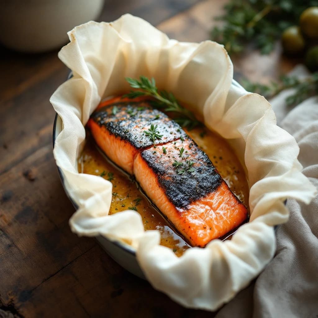 Steamed Salmon